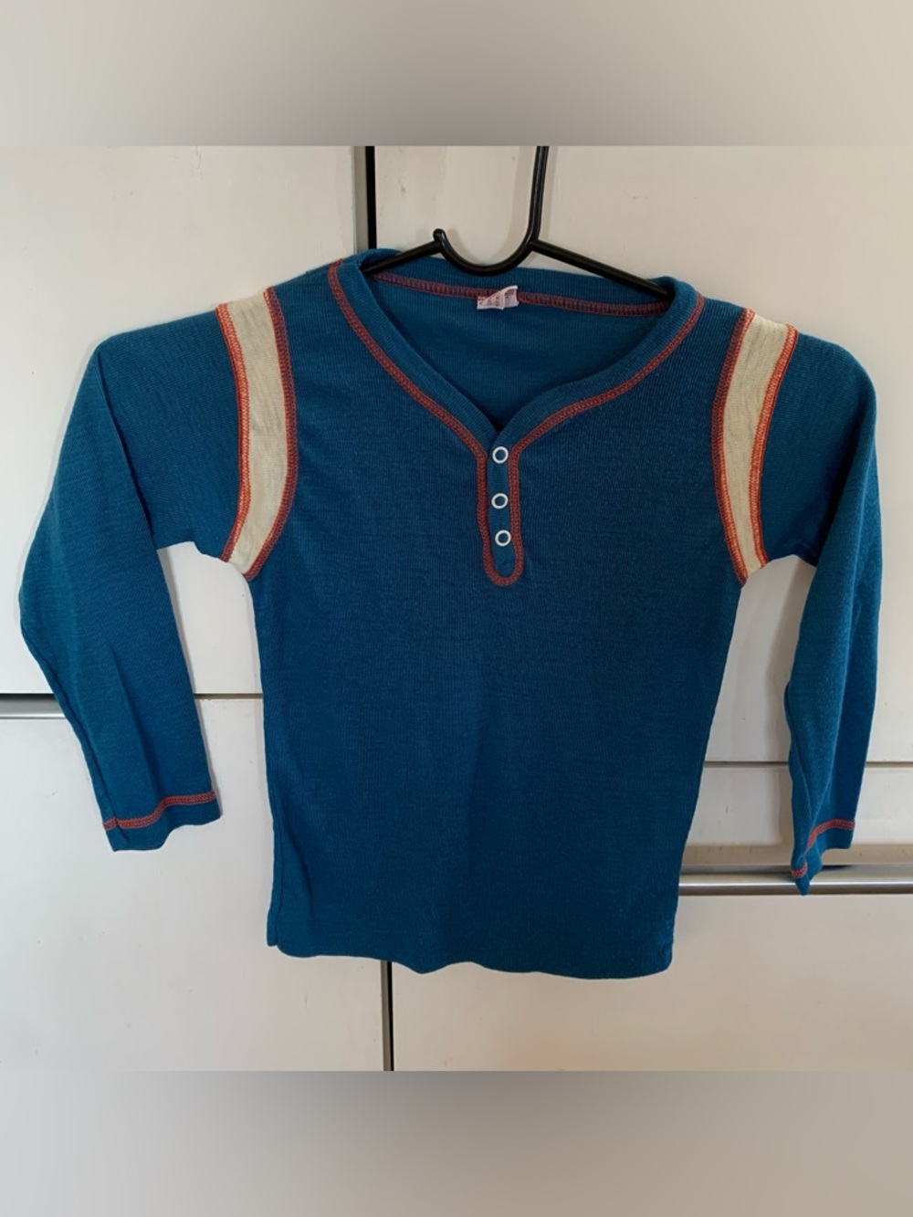 Vintage Kids Donnoor Varsity Henley Top 7/8